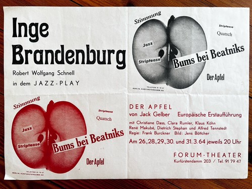 Plakat forum theater berlin - plakat,