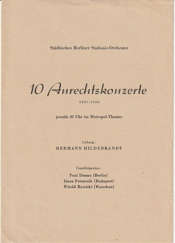 Theaterzettel städtisches - theaterzettel,