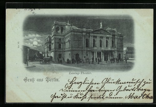 Mondschein berlin das - mondschein-ak, berlin,