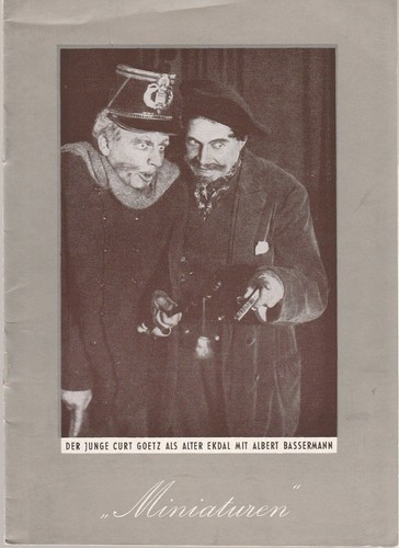 Programmheft miniaturen - programmheft,