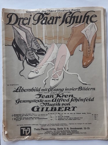 Theaterheft aus dem jahr - theaterheft,