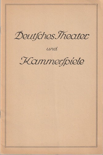 Programmheft bernard shaw - programmheft,