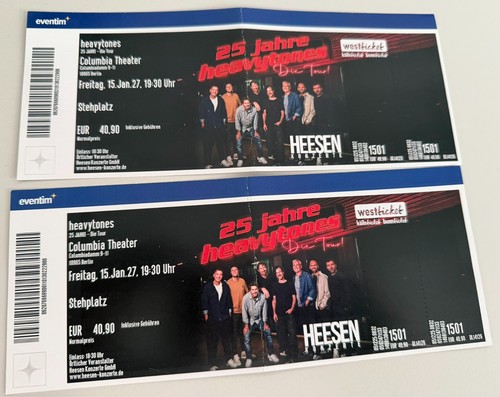 Heavytones tickets - 2,