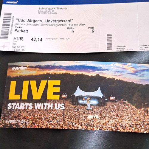 Eventim ticket schlosspark - ticket,