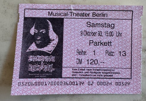 Shakespeare rock roll - shakespeare, &