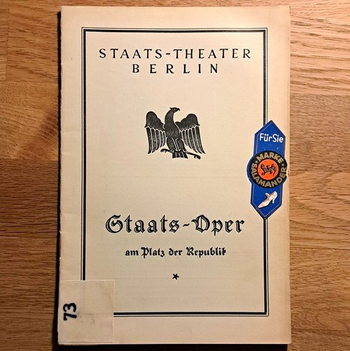 Staats theater berlin - staats-theater,