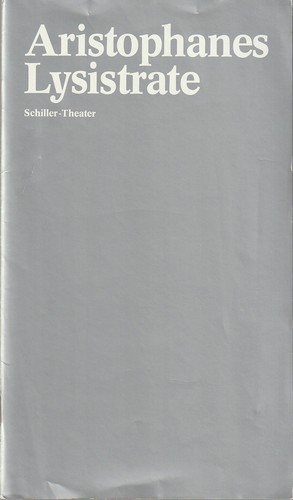 Aristophanes lysistrate - aristophanes,
