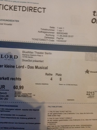 Musical der kleine lord - musical,