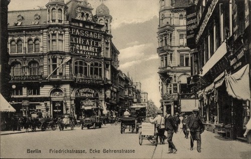Berlin friedrichstraße - ak,