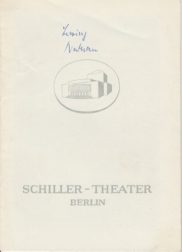 Programmheft nathan der weise - der,