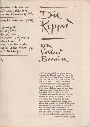Programmheft die kipper volker - programmheft,