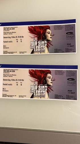 Tickets musical wir - 2,