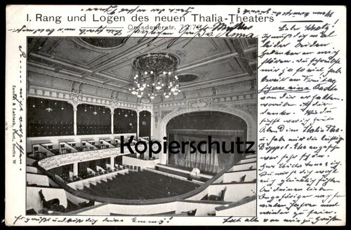 Alte postkarte berlin rang - i.,
