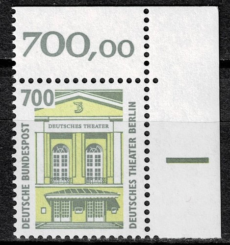 Bund minr 1691 eckrand - minr.,