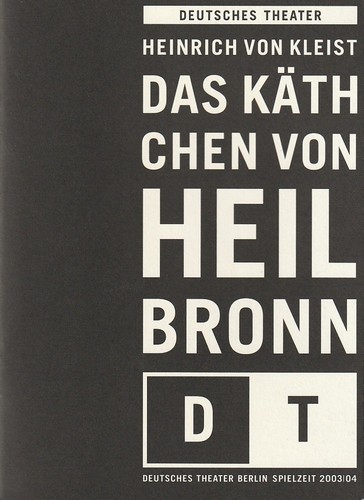 Programmheft kleist das - programmheft,